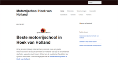 Desktop Screenshot of motorrijschoolhoekvanholland.nl