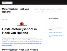 Tablet Screenshot of motorrijschoolhoekvanholland.nl